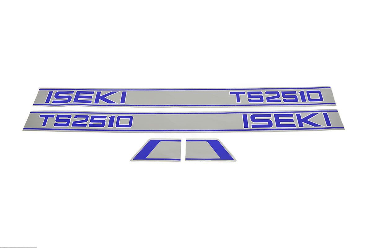 Set Adesivi decalcomania cofano Iseki TS2510