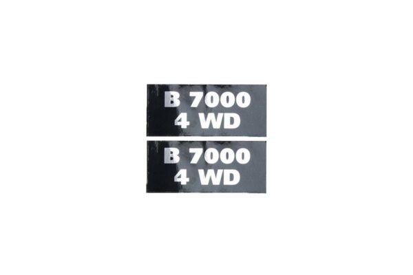 Kubota B7000 Adesivi 4WD