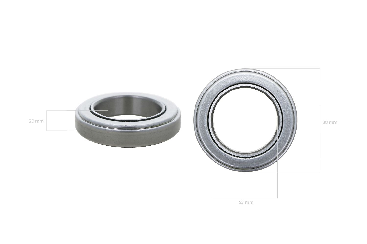 Cuscinetto reggispinta frizione Iseki TA, TS, TE, TK, T, Kioti 88x55x20