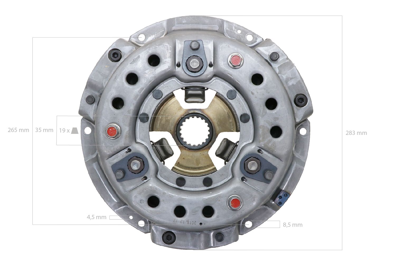 Spingidisco Iseki TA-Types, TE4270, 5035, Massey Ferguson 1125, 1140, 1145, 1240, 1250, 1260, White FB31,