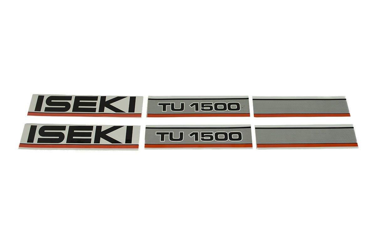 Set Adesivi decalcomania cofano Iseki TU1500