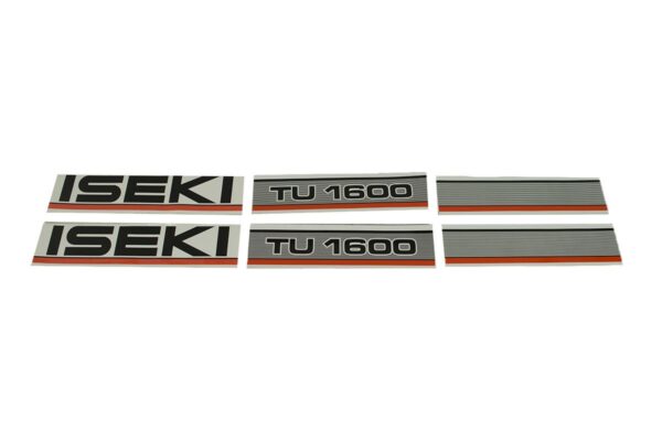 Set Adesivi decalcomania cofano Iseki TU1600