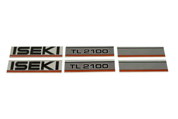Set Adesivi decalcomania cofano Iseki TL2100