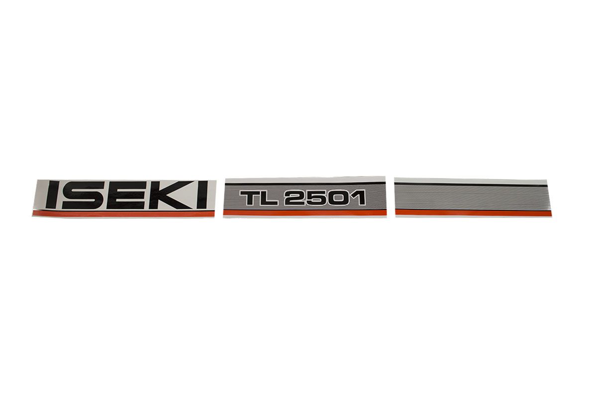 Set Adesivi decalcomania cofano Iseki TL2501