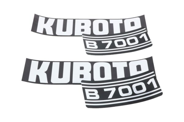 Set Adesivi decalcomania cofano Kubota B7001