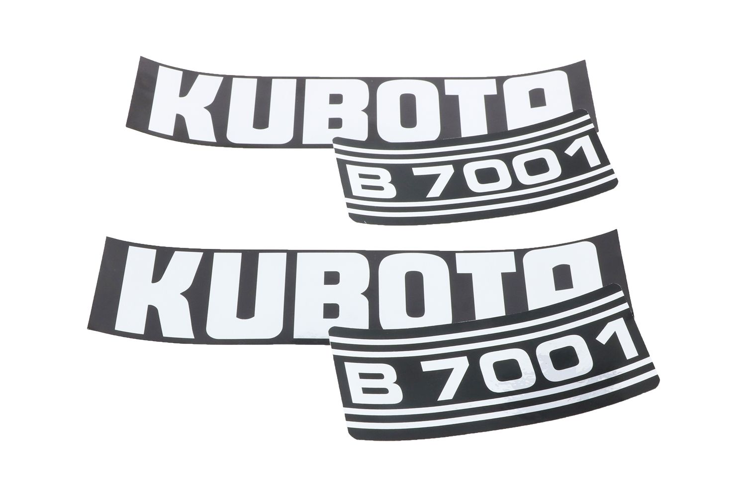 Set Adesivi decalcomania cofano Kubota B7001