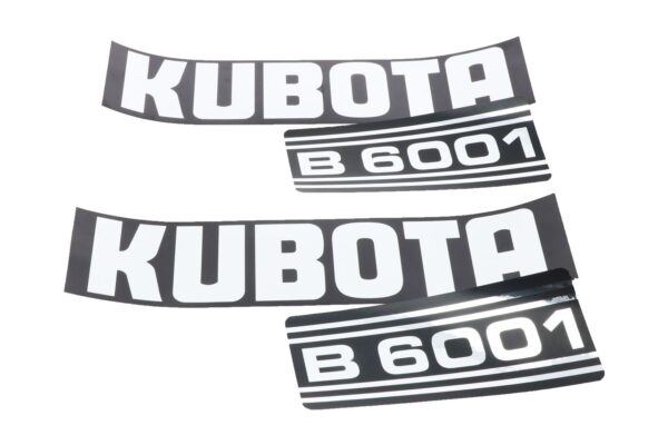 Set Adesivi decalcomania cofano Kubota B6001