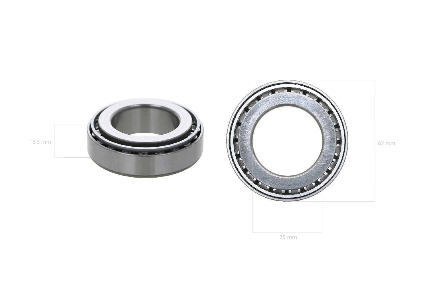 Cuscinetto (assale anteriore, pignone) Yanmar YM, FX, L, YT, John Deere 950, 970, 990, 1050, 1070
