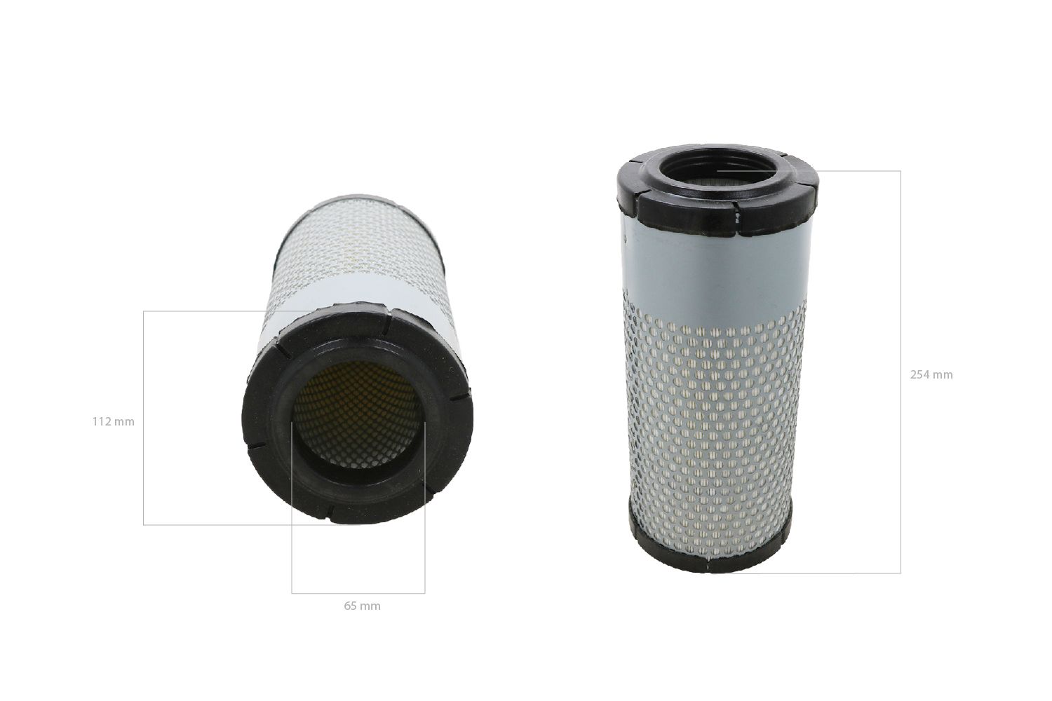 Filtro aria Iseki TG-, TH-, TLE-Types, Hitachi Zaxis, Yanmar VIO, YT, Etc,