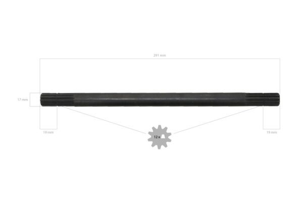 Albero di trasmissione 29,1 cm