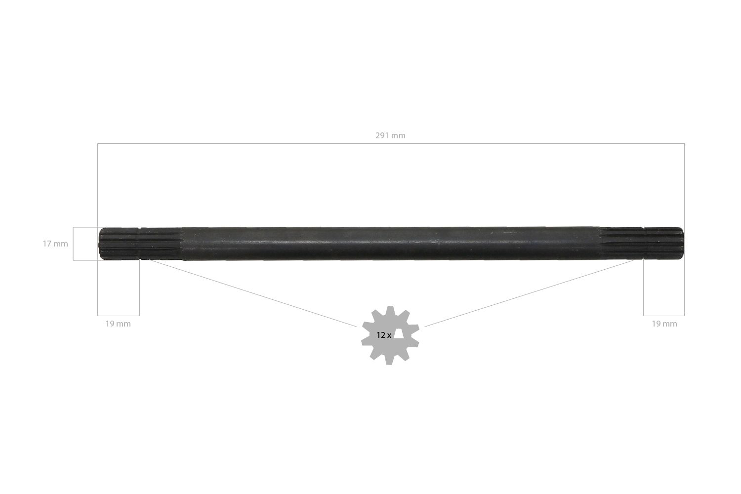 Albero di trasmissione 29,1 cm