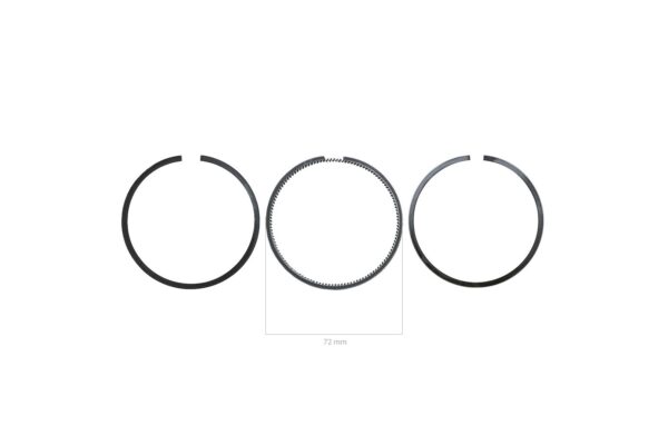 Set anelli pistine  3TNA72 Per pistoni con marcatura della valvola - immagine 2