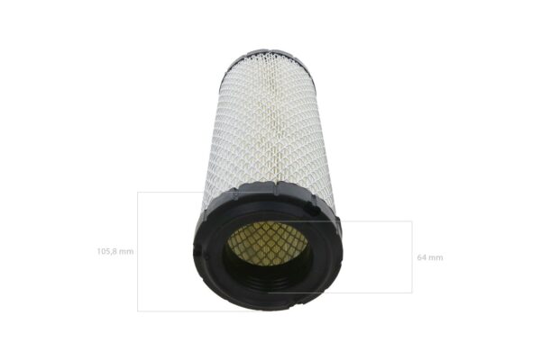 Filtro aria New-Holland, McCormick, Fiat, Landini, Case IH, Kubota, Eurotrac - immagine 2