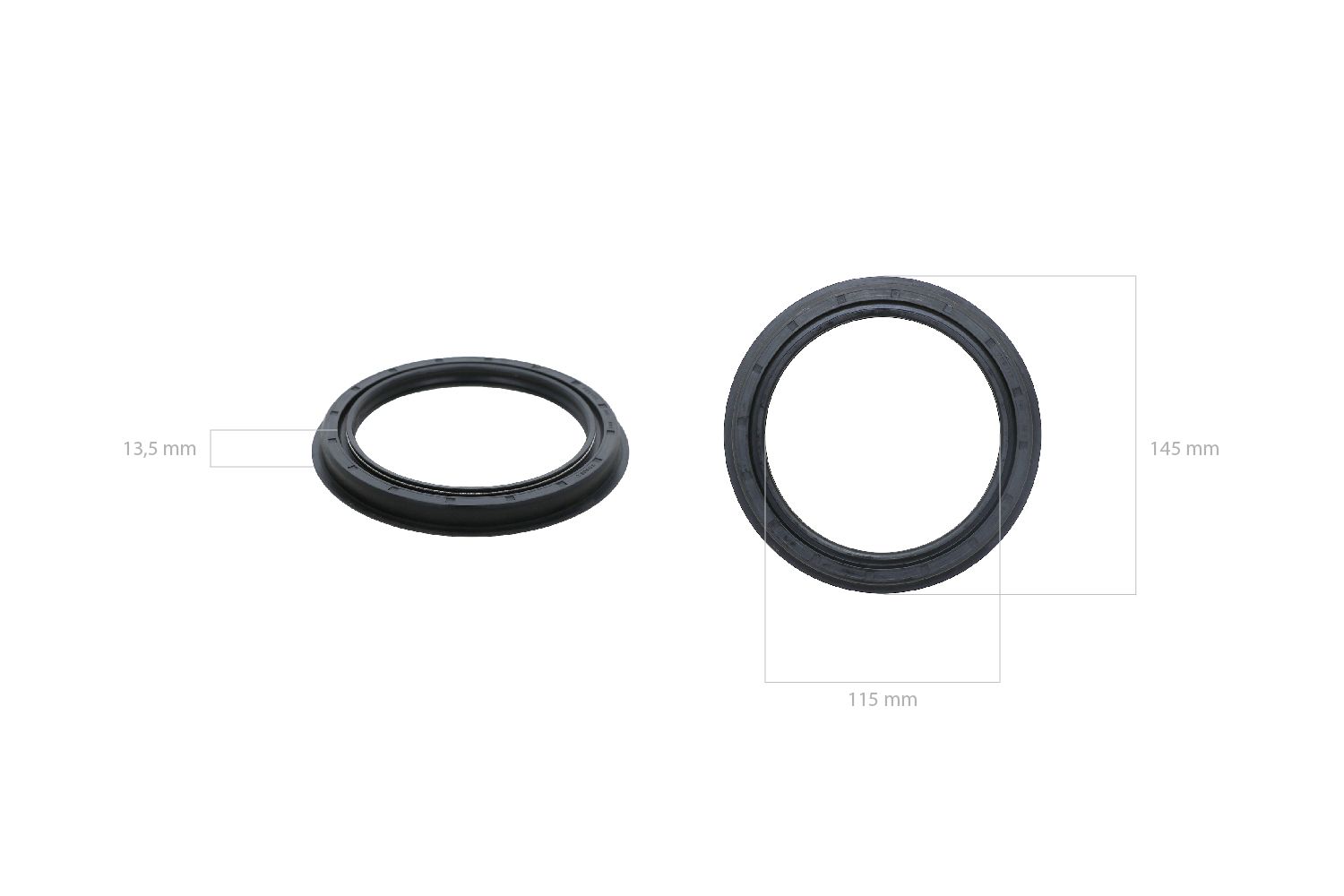 Guarnizione snodo anteriore Yanmar YM-serie 4WD, John Deere 650 t/m 1070,