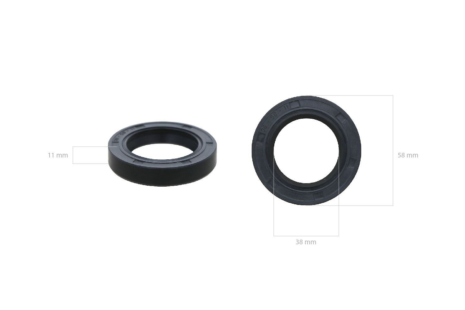 Guarnizione PTO YM1500, assale anteriore YM1700, YM2000, albero del freno YM195, YM240, YM1600, YM1700, YM1900, YM2000
