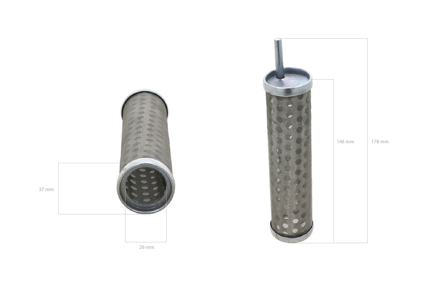 Filtro aspirazione Idraulica Yanmar YM-serie, C12W, C25W, C30R-F, Komatsu HD20, HD25,