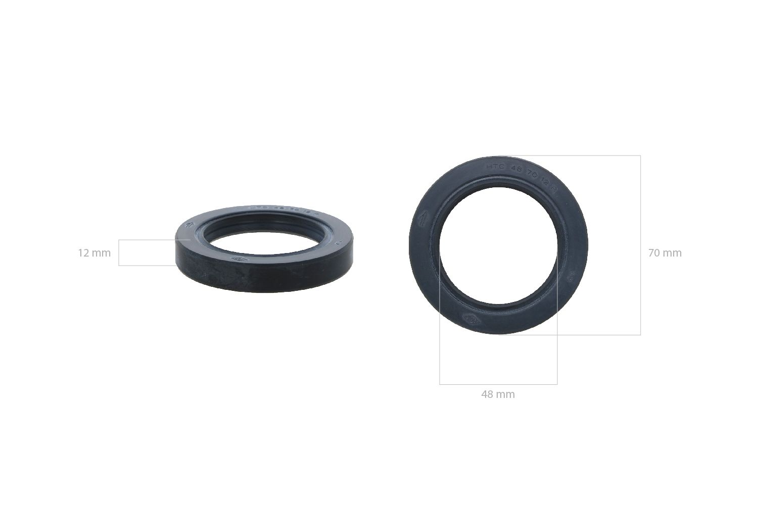 Guarnizioni albero (anteriore) Mitsubishi K2B, K2C, KE55, KE70, KE75, KE80, KE85, KE95, KE130, KE135, Iseki TX