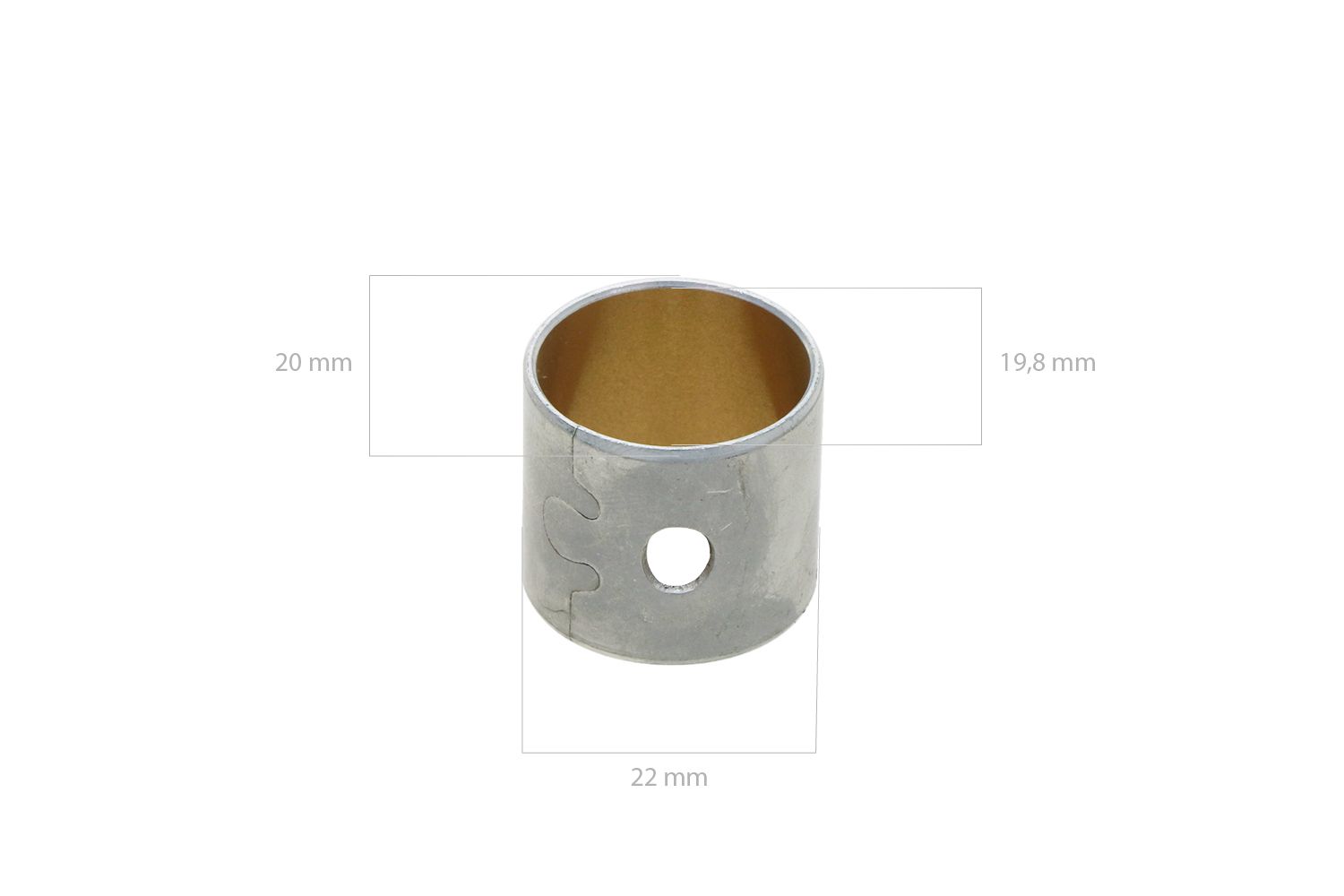 Boccola asta  STD Kubota D662, D650, D722, D750, D782, D850, D902, D950, Z400, Z402, Z482, Z500, Z600, ZB600, Z602, V1100, V1200, DF/DG/WG972,