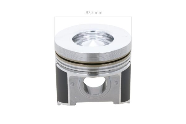 Pistone Iniezione Diretta STD 98mm Kubota V3300-DI, V3300 16V, V3300T, - immagine 2