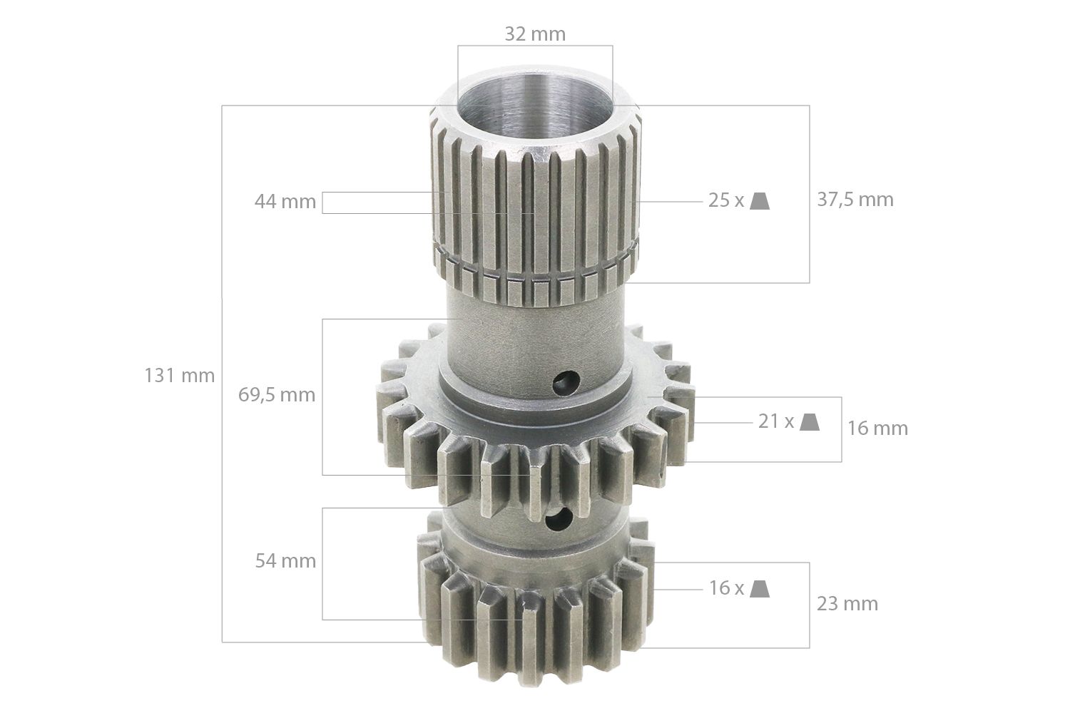 Ingranaggio Iseki TU1700, TU1900, TU2100, TE3210