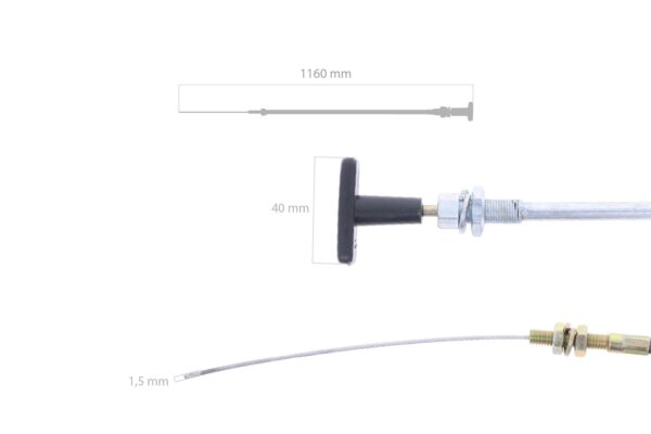 Cavo stop Universal / Cavo decompressione Yanmar YM - immagine 2