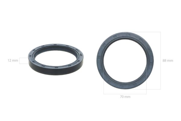 Guarnizione albero motore (posteriore) Yanmar YM1500, YM2500, YM2610, Guarnizione albero V3, V4, V5-TipiJohn Deere 850, 900HC, - immagine 4