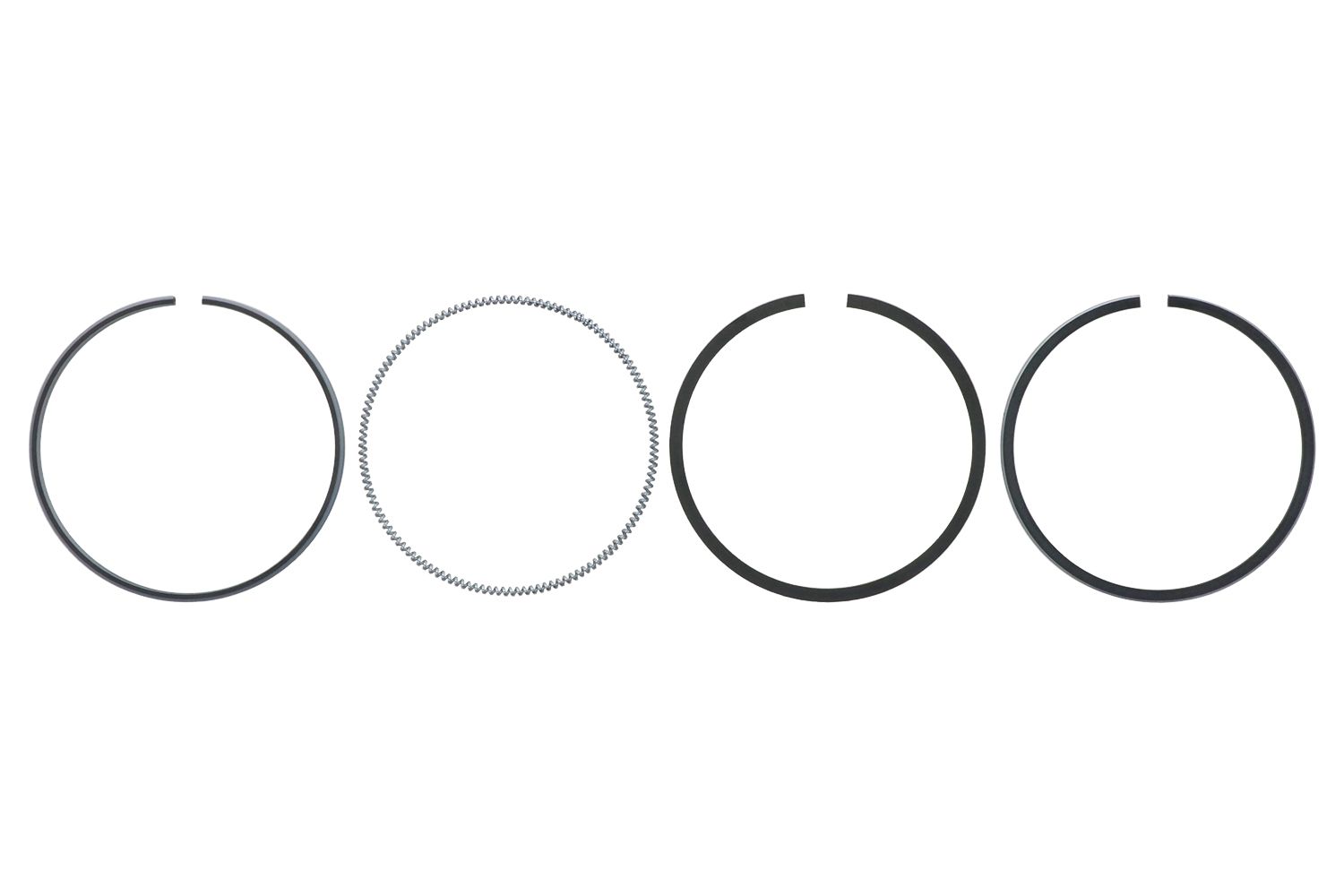 Set anelli pistine  Mitsubishi L3C, MT14, MTX15, MT135, Iseki TU127, TU137, Vetus, Pel-Job, Torro, Casalini