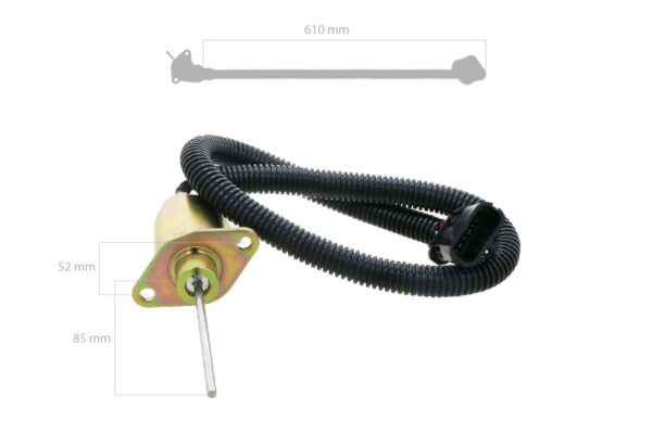 Solenoide di arresto Kubota, Carrier Transicold Vector - immagine 2