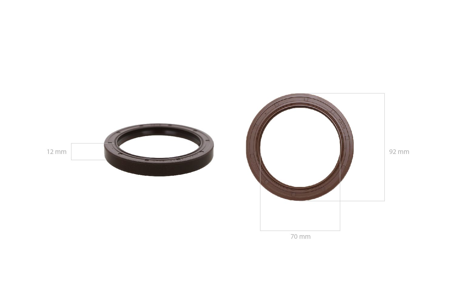 Guarnizione albero ( Posteriore) Mitsubishi K-, MVS3L, MVS3L2, S3L, S3L2, S4L, S4L2, Captain, Startrac, Etc.,