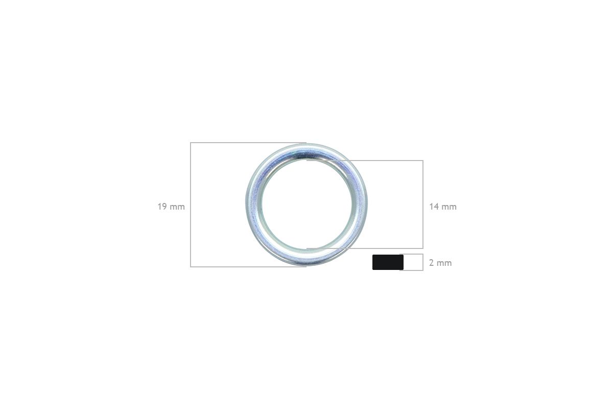 Anello di tenuta tappo coppa olio Mitsubishi, MVS3L, MVS3L2, S3L, S3L2, S4L, S4L2, Captain, Startrac, Etc.,