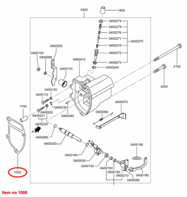 Guarnizione cassa del regolatore Mitsubishi, S3L, S3L2, S4L, S4L2, Captain, Startrac, Etc., - immagine 2