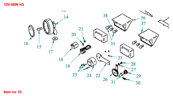 Lampadina 12V-55W Captain 273, Startrac 273, - immagine 2
