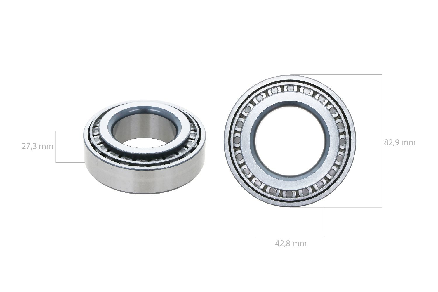 Cuscinetto a rulli conici 25577- 25523 Alloggiamento del pignone Captain 273, Startrac 273,