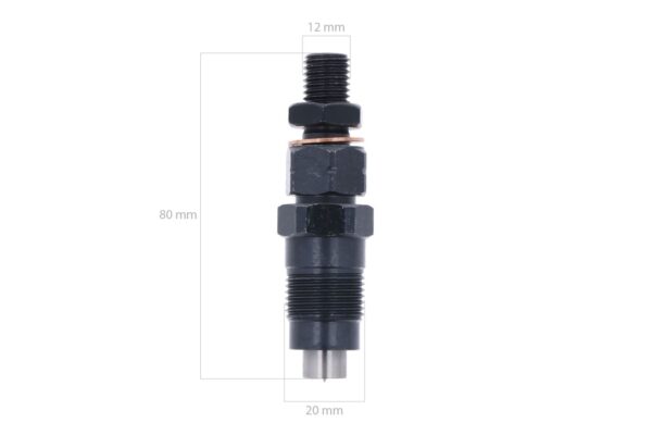 Ugello di iniezione carburante Iniezione Indiretta Shibaura S773, J843, N843, N844, Perkins 103, 104, 403, 404, Caterpillar C1.5, C2.2, 3013, 3013C, 3014, 3024, 3024C, - immagine 2