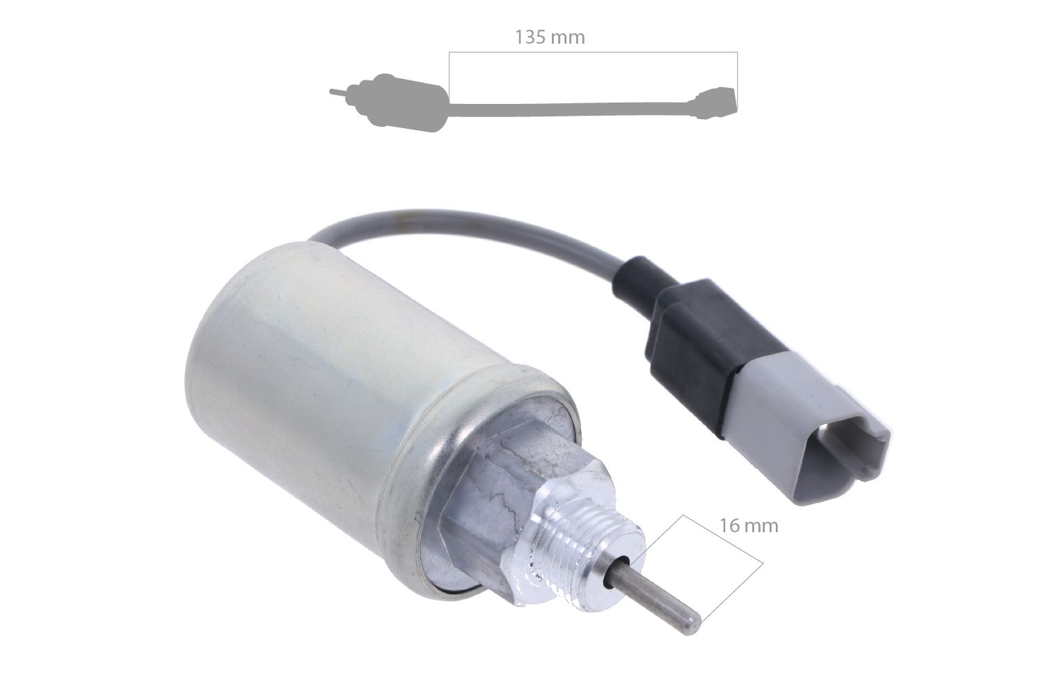 Solenoide di arresto Mitsubishi S3L3, S3L3L, S4L3, S4L3L, Shibaura N3LD, N4LDI, Perkins, 404, 403
