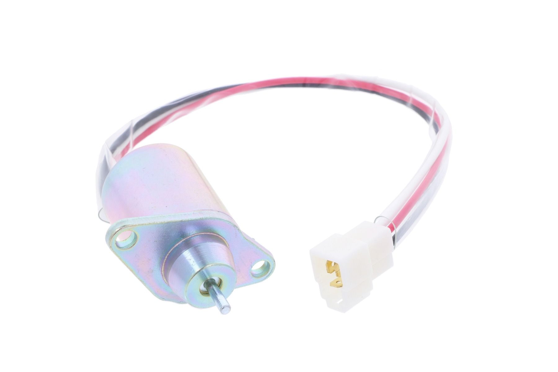 Solenoide di arresto 12 volt Yanmar 2V78, 2V750, John Deere 355D, GX355, F735, Countax 18/50, Hustler, JCB, Ransomes