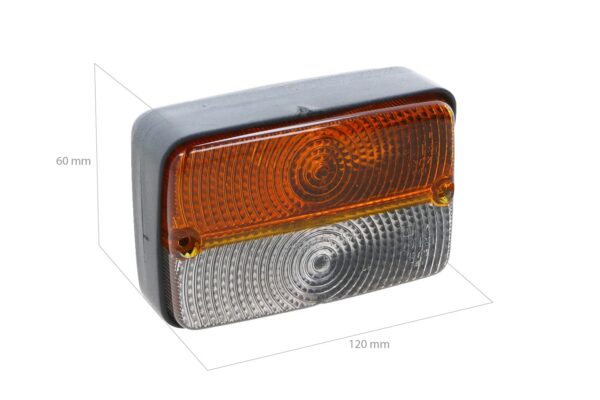 Fanale (SX o DX) Universale, Iseki TG, TH, TLE, TM, Massey Ferguson 1520, 1525, 1528, 1529, 1531, 1532, 1740, 1747, - immagine 3