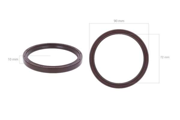 Kubota Guarnizione albero motore lato volano D905, D1005, D1105, V1205, V1305, V1505 - immagine 4