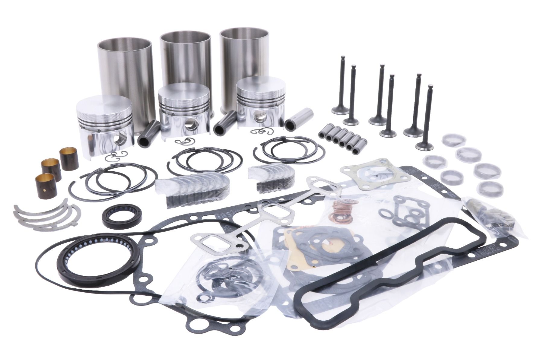 Kit di revisione motore Yanmar 3T72 (iniezione indiretta)