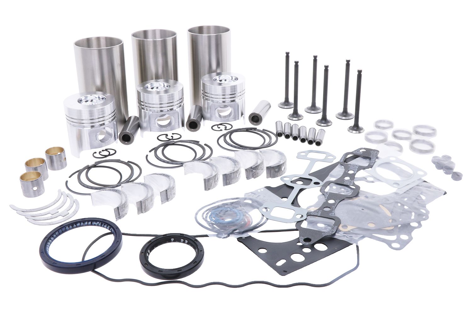 Kit di revisione motore (iniezione diretta) Yanmar 3TNE78, Komatsu 3D78AE, 3D78E