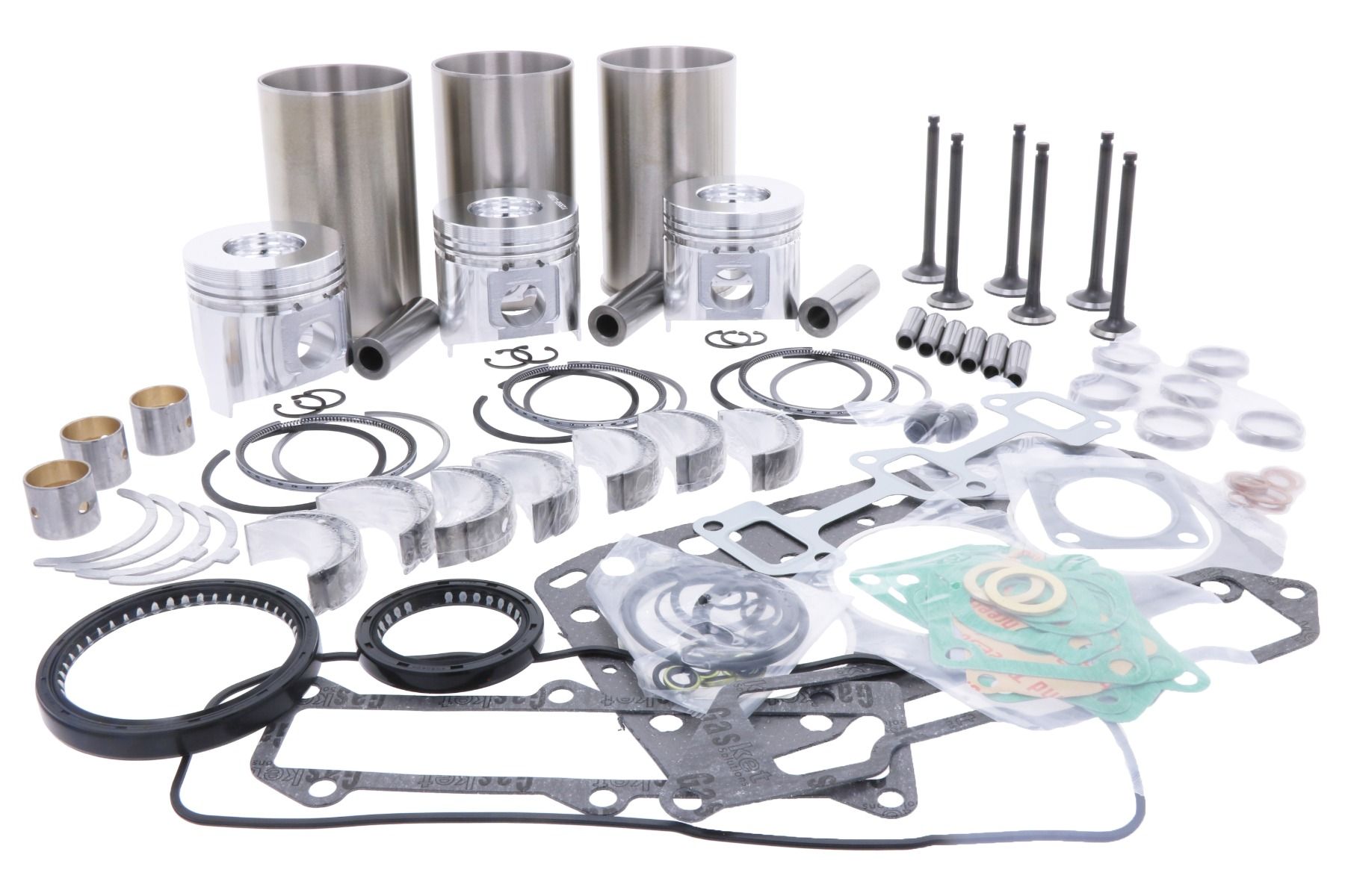 Kit di revisione motore (iniezione diretta) Yanmar 3TNV84, 3JH3, Komatsu 3D84E, S3D84, John Deere, Isuzu