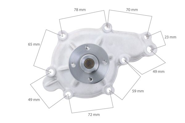 Pompa acqua Kubota V3307 - immagine 3