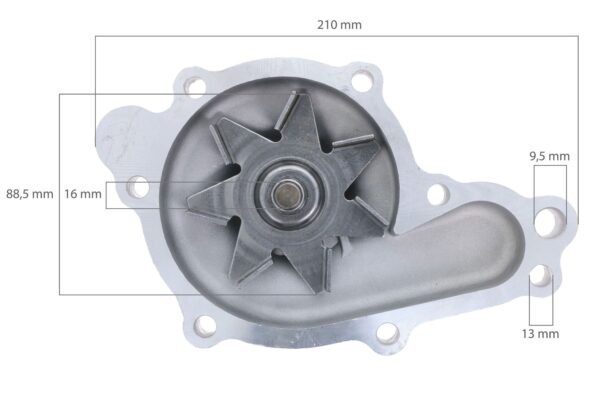 Pompa acqua Kubota V3307 - immagine 4