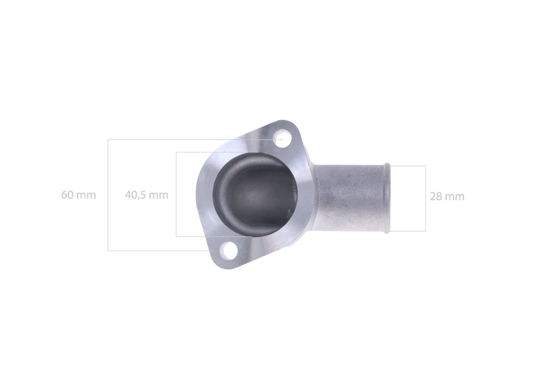 Termostato con alloggiamento Kubota D1503, V2203,