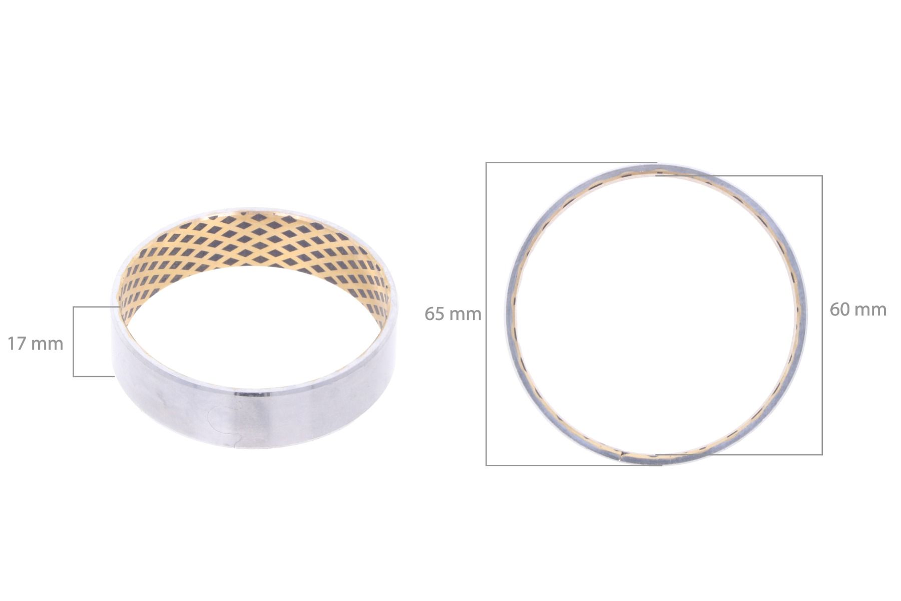 Cuscinetto Boccola assale anteriore 4WD Iseki TE3210, TU1400, TU1401, TU1500, TU1501, TU1600, TU1601, TU1700, TU1701, TU1900, TU1901, TU2100, TU2101,