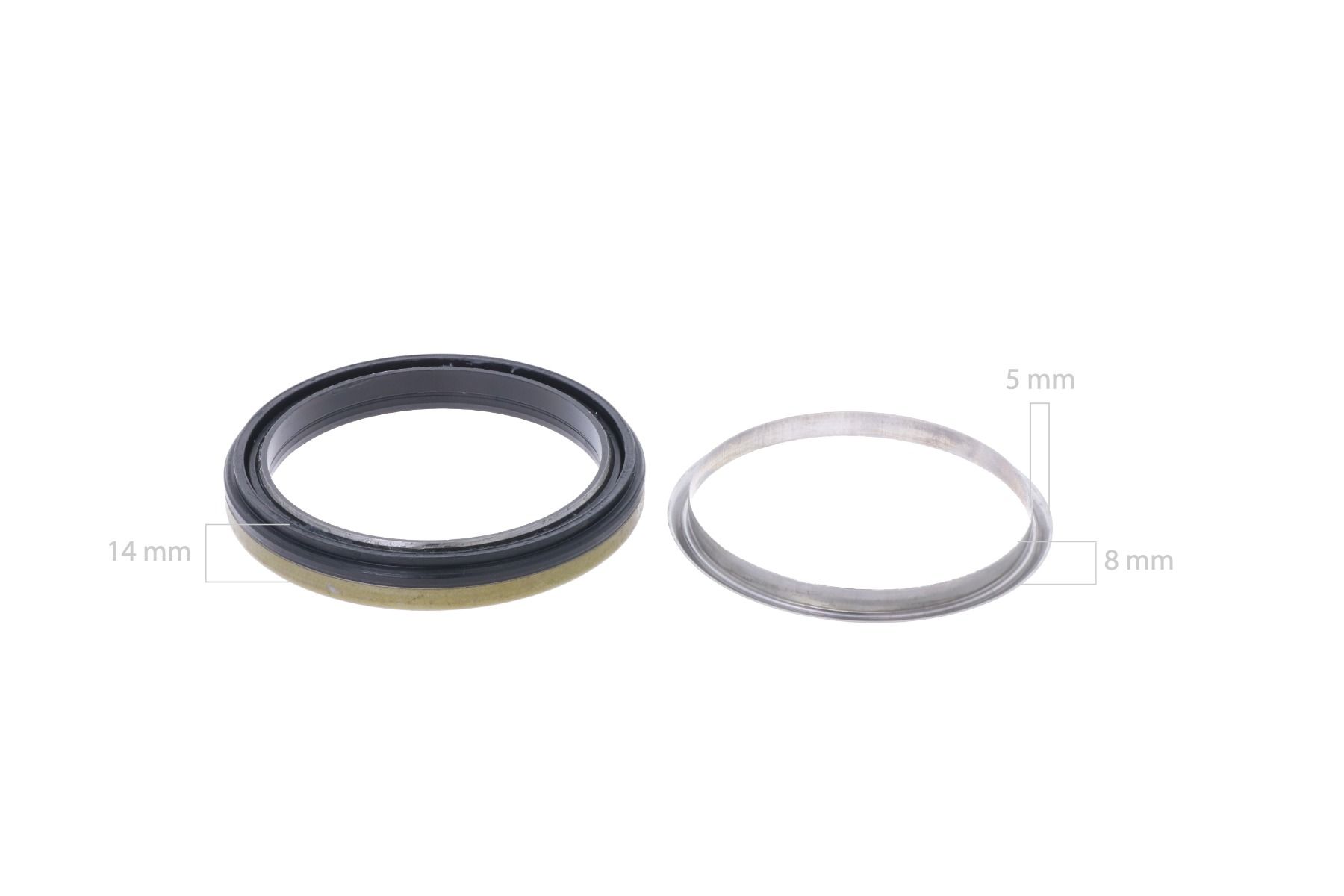 Guarnizione assale anteriore 4WD Kubota GL, L, L1-tipi, Hinomoto NX-tipi
