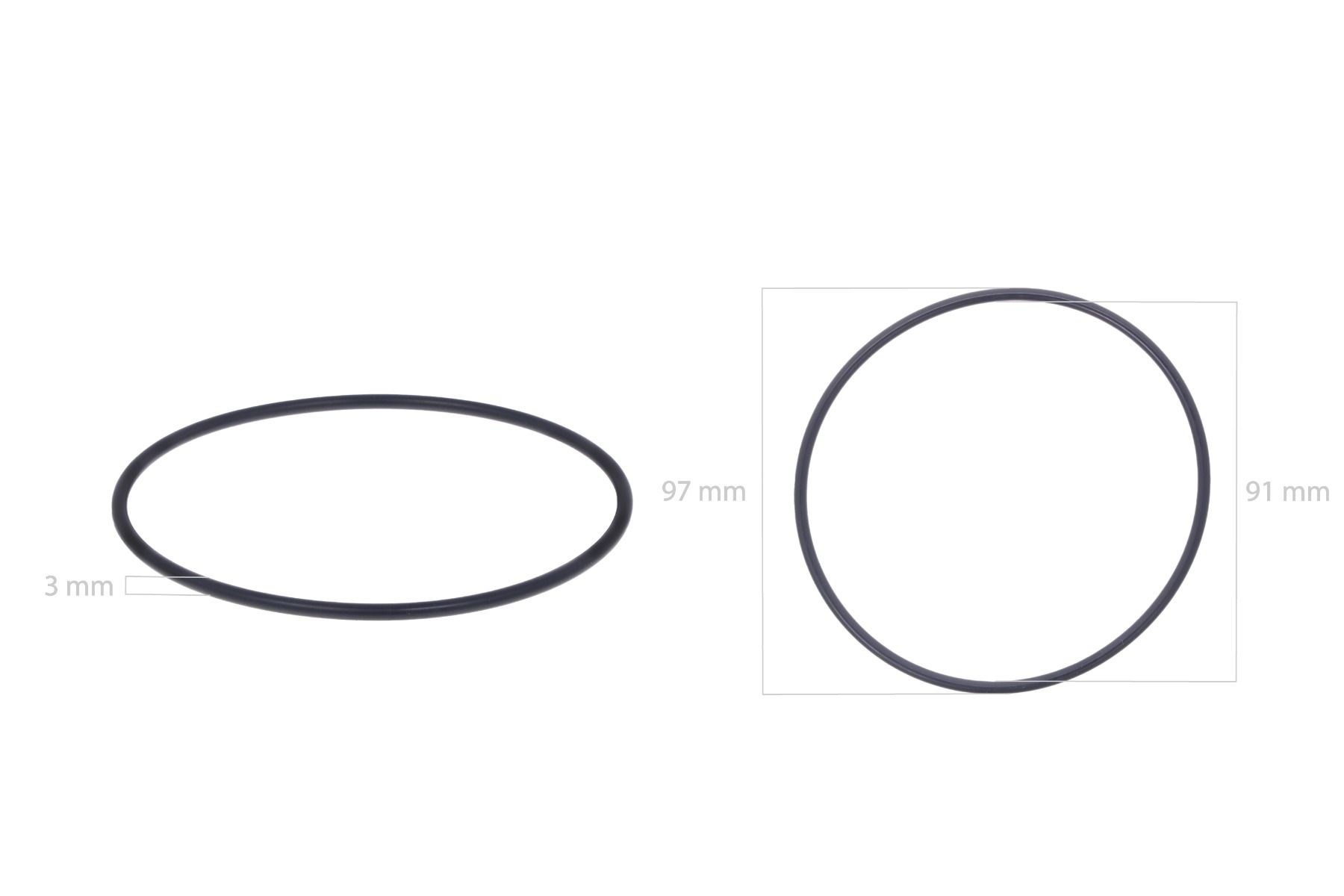 O-ring per pompa dell'acqua Iseki E3AD1, 3AD1, 3AE1, 3AF1, 3AG1, E3AE1, E3AF1, E3AG1, Bolens, Massey Ferguson 1250, 1260,