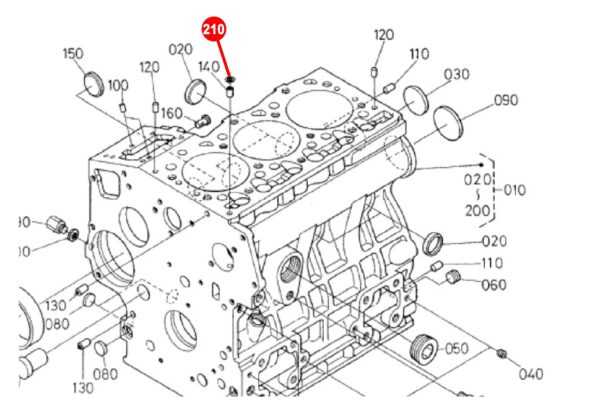 O-ring guarnizione testa Kubota motori - immagine 4