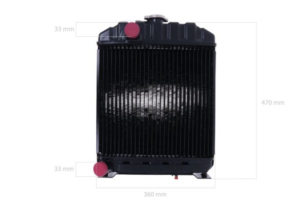 Radiatore Kubota L1801, L2000, L2001, L2200, L2201, L225, L235, L245 - immagine 2