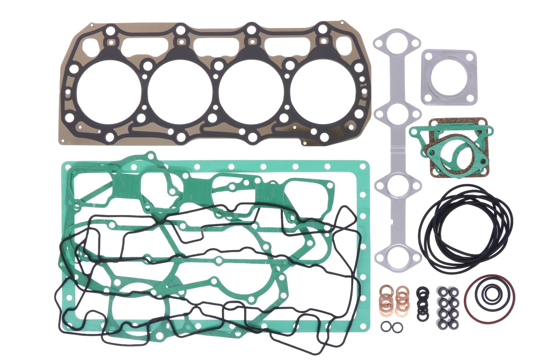 Kit completo Guarnizioni Shibaura N844L, Perkins 104-22, 404C-22, 404D-22 Caterpillar C2,2, 3014, 3024,